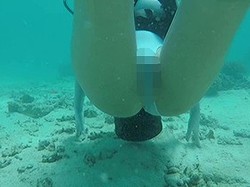 変態マリンスポーツ ネイキッドスキューバー 水野朝陽　サンプル画像07